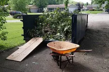 Landscaping and yard renovation dumpster rental in Quincy IL