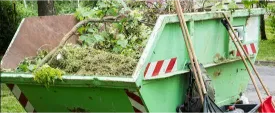 Examples of what can and cannot go in a yard waste dumpster in Quincy IL